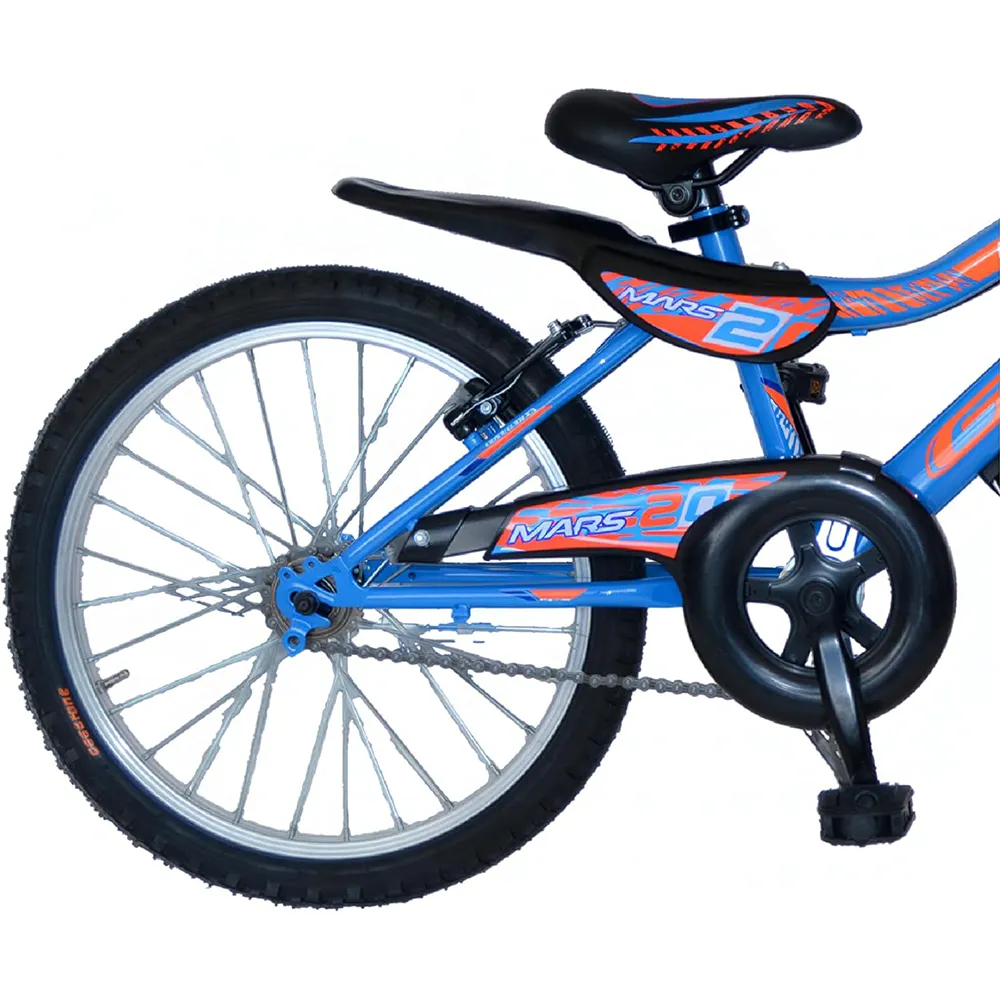 gfm bike bicicletta bambini 20 pollici blu da 6 anni 120 cm 1 velocità-2