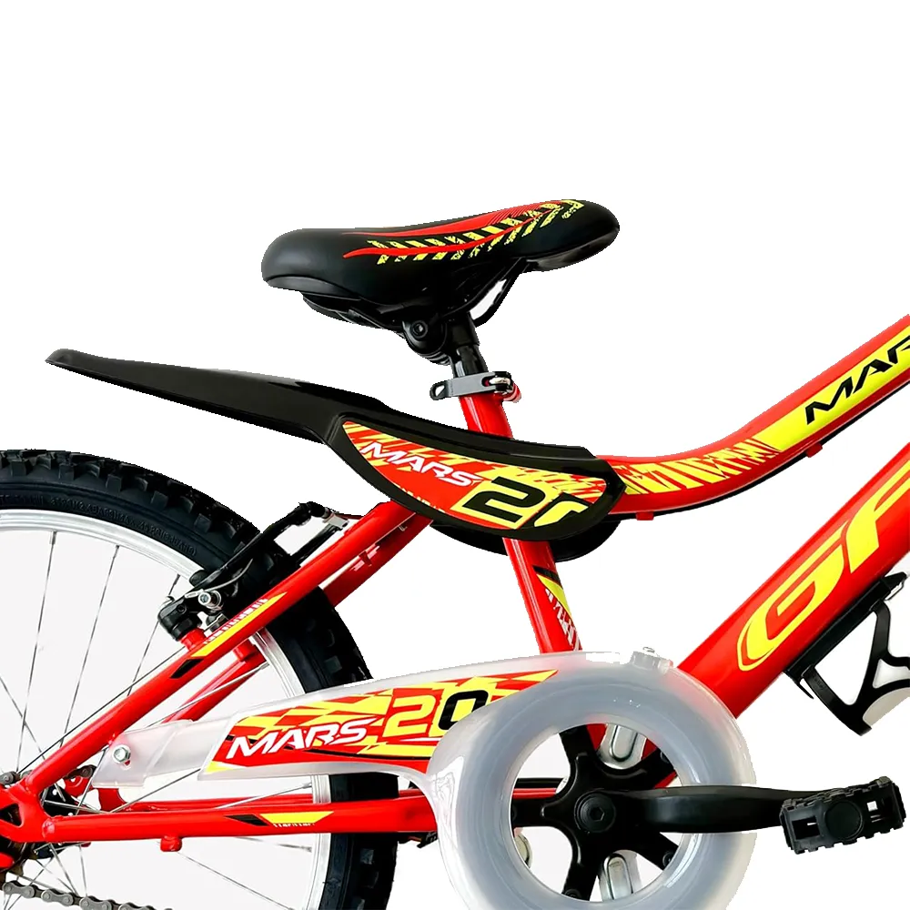 GFM BIKE Bicicletta bambini 20 pollici Rosso da 6 anni 120 cm 1 velocità-2