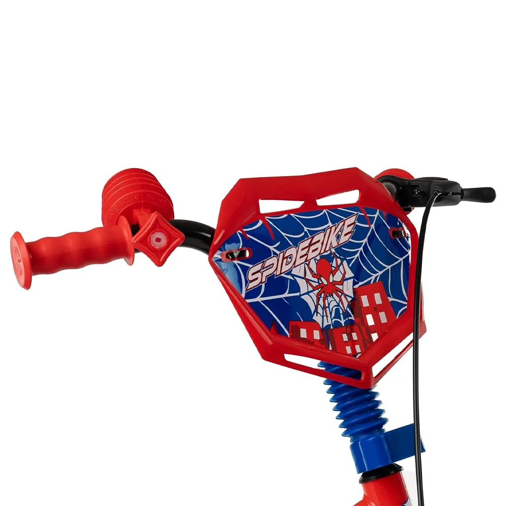 GFM BIKE Bicicletta bambini Spidebike 12 pollici Rosso con stabilizzatori Da 2 a 4 anni 85-100 cm-3