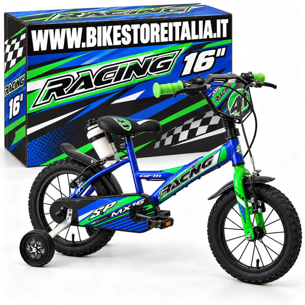 Bicicletta Racing 16 con confezione brandizzata