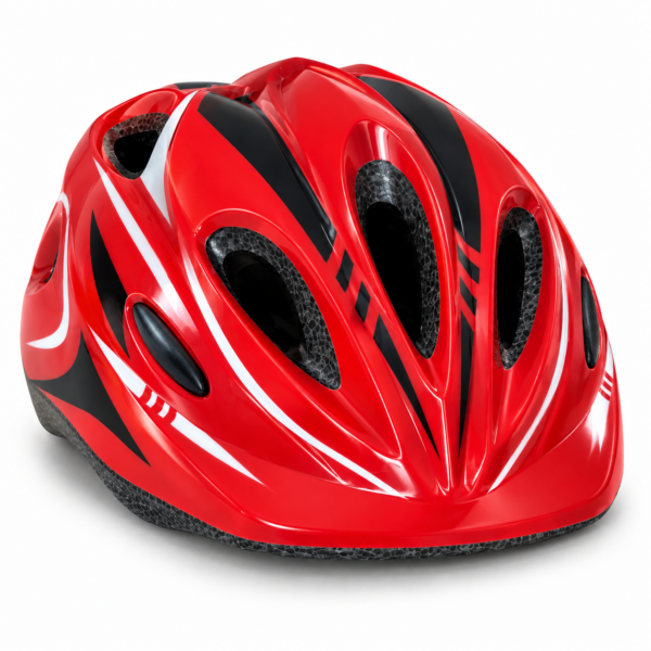 Casco bici bambini 4–7 anni – Rosa e Rosso