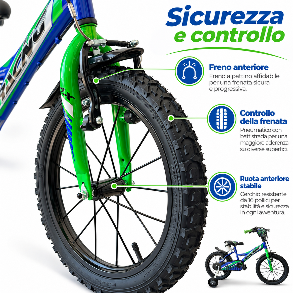 Sicurezza e controllo della bici